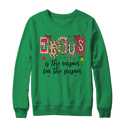 Jesus Is The Reason For The Season Coquette Christmas Christian Shirt & Sweatshirt | siriusteestore