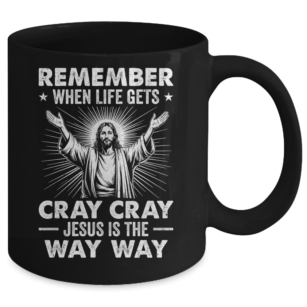 Jesus Is The Way Christmas Funny Faith Religious Christian Mug | siriusteestore