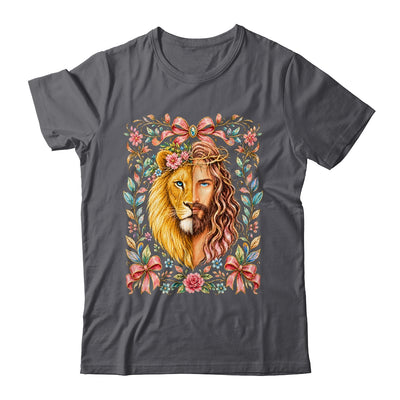 Jesus Lion Of Judah Floral Christian Faith Women Floral Shirt & Hoodie | siriusteestore