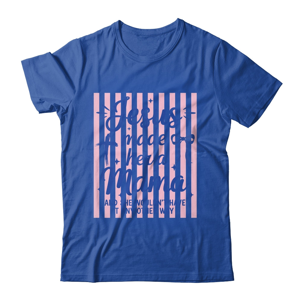 Jesus Made Her A Mama Coquette Christian Mom Mothers Day Shirt & Tank Top | siriusteestore