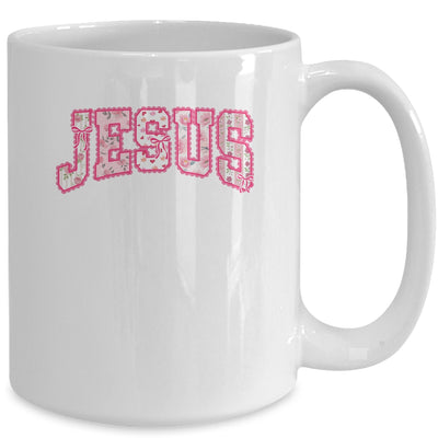 Jesus Religious God Christian Faith Preppy Floral Women Mug | siriusteestore