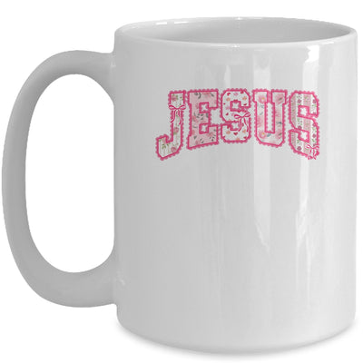 Jesus Religious God Christian Faith Preppy Floral Women Mug | siriusteestore