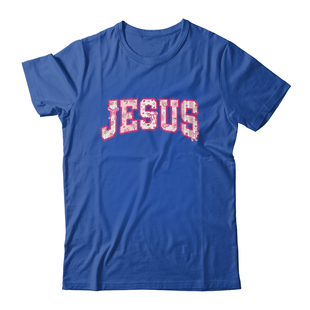 Jesus Religious God Christian Faith Preppy Floral Women Shirt & Tank Top | siriusteestore
