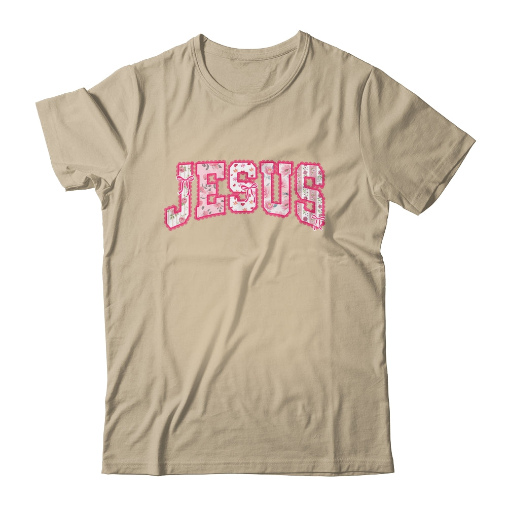 Jesus Religious God Christian Faith Preppy Floral Women Shirt & Tank Top | siriusteestore