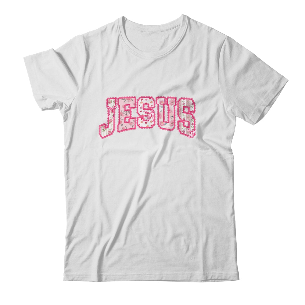 Jesus Religious God Christian Faith Preppy Floral Women Shirt & Tank Top | siriusteestore
