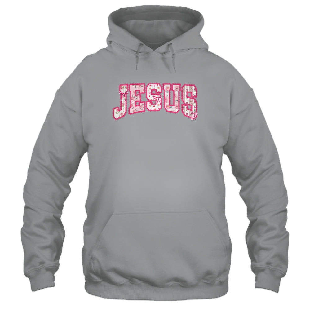 Jesus Religious God Christian Faith Preppy Floral Women Shirt & Tank Top | siriusteestore
