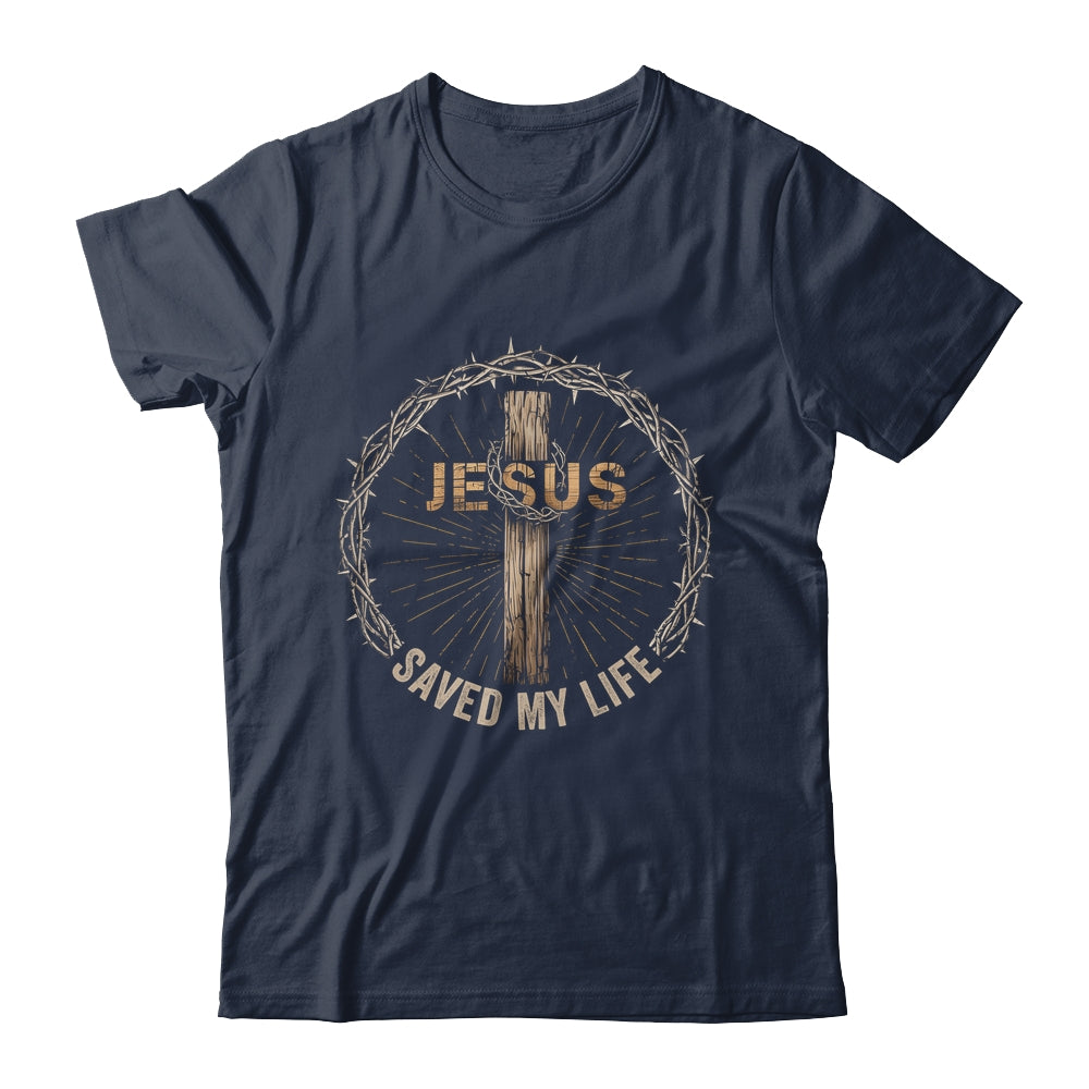 Jesus Saved My Life Christian Religious Bible Church Shirt & Hoodie | siriusteestore