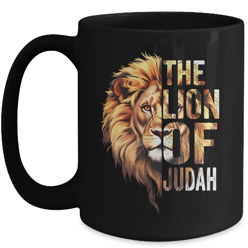 Jesus The Lion Of Judah Religious Christian For Men Women Mug | siriusteestore