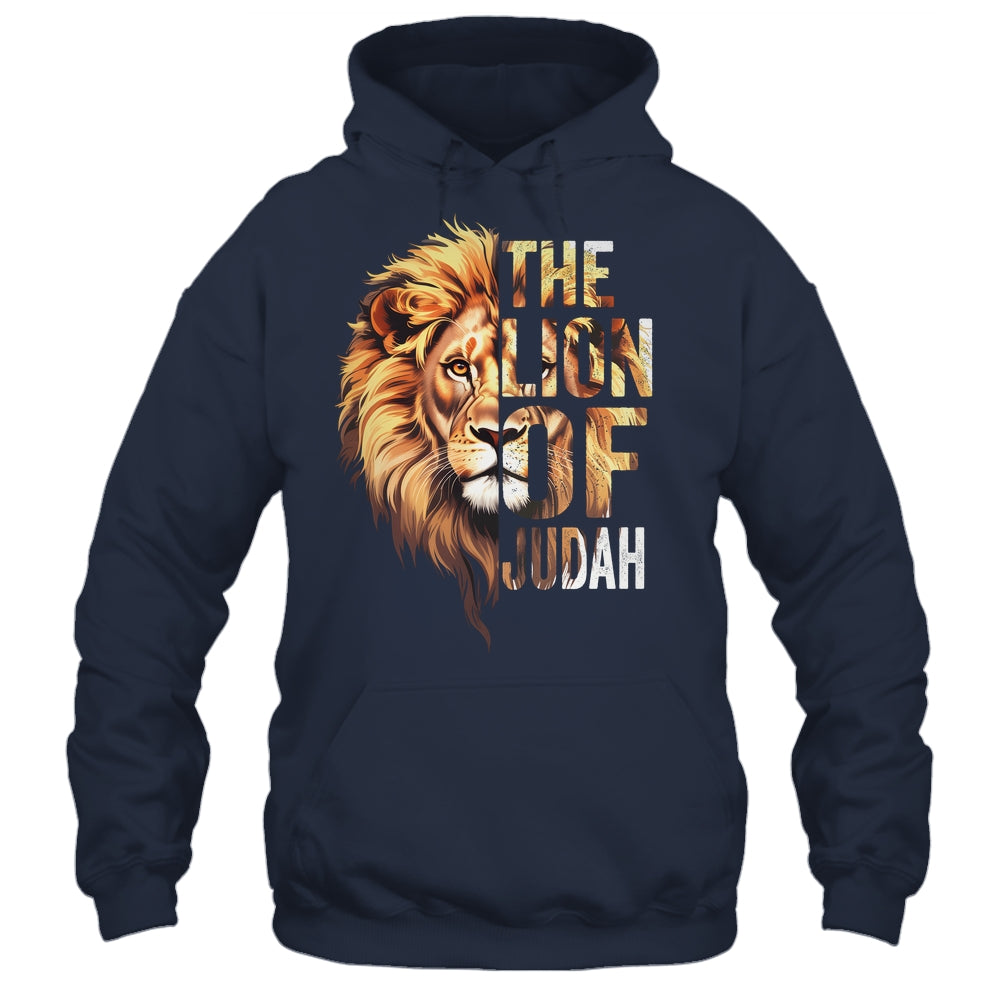 Jesus The Lion Of Judah Religious Christian For Men Women Shirt & Hoodie | siriusteestore