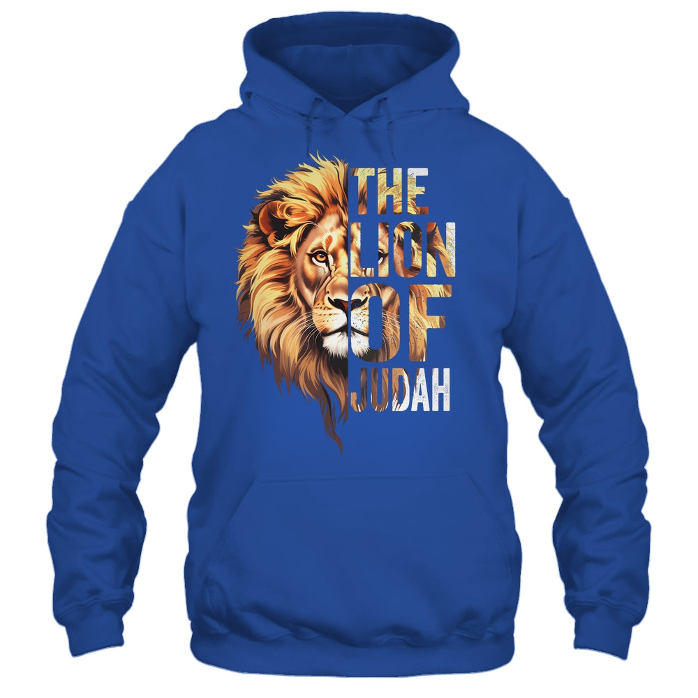 Jesus The Lion Of Judah Religious Christian For Men Women Shirt & Hoodie | siriusteestore