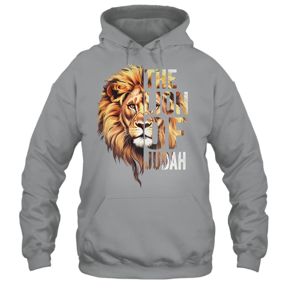 Jesus The Lion Of Judah Religious Christian For Men Women Shirt & Hoodie | siriusteestore