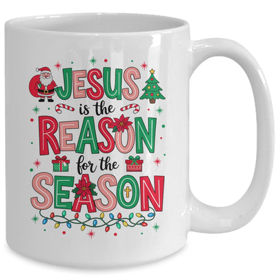 Jesus The Reason For The Season Christmas Men Women Kids Mug | siriusteestore