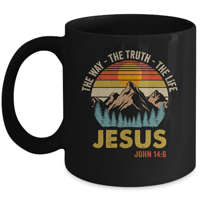 Jesus The Way Truth Life Christian Women Men Kids Worship Mug | siriusteestore