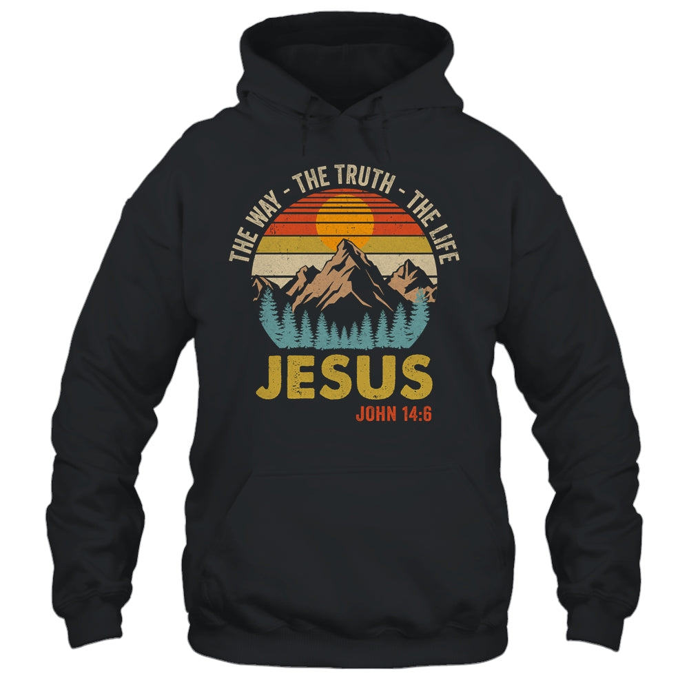 Jesus The Way Truth Life Christian Women Men Kids Worship Shirt & Hoodie | siriusteestore