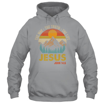 Jesus The Way Truth Life Christian Women Men Kids Worship Shirt & Hoodie | siriusteestore