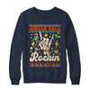 Jingle Bell Rockin Skeleton Hand Ugly Christmas Funny Shirt & Sweatshirt | siriusteestore