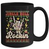 Jingle Bell Rockin Skeleton Hand Ugly Christmas Funny Mug | siriusteestore