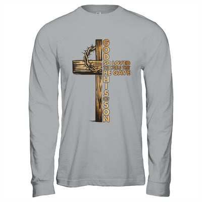 John 3:16 Jesus Christian Cross Bible Faith Religious Shirt & Hoodie | siriusteestore