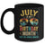 July Is My Birthday Retro Sunglasses Funny Birthday Mug | siriusteestore
