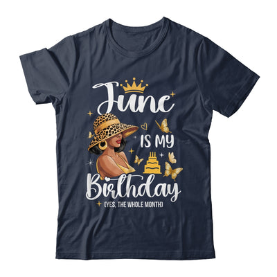 June Is My Birthday African American Woman Birthday Queen Shirt & Tank Top | siriusteestore