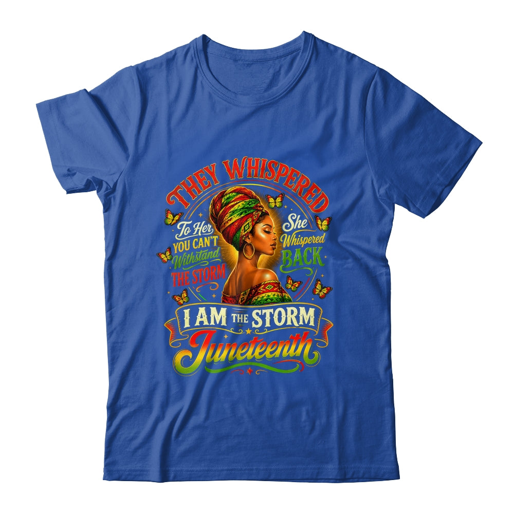 Juneteenth 1865 I'm The Storm Black Women African American Shirt & Tank Top | siriusteestore