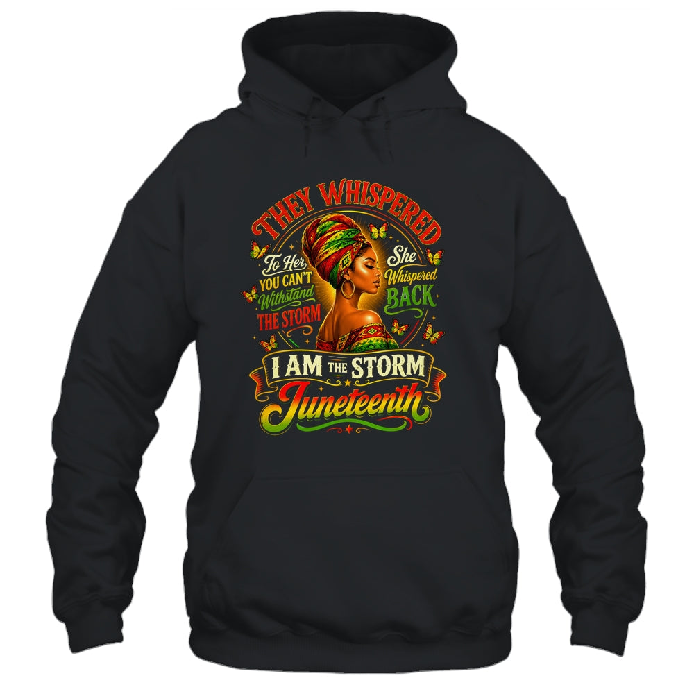 Juneteenth 1865 I'm The Storm Black Women African American Shirt & Tank Top | siriusteestore