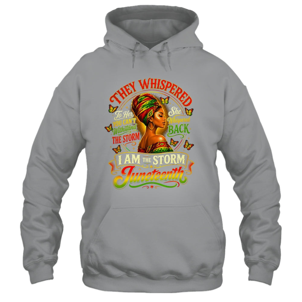 Juneteenth 1865 I'm The Storm Black Women African American Shirt & Tank Top | siriusteestore