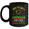 Juneteenth Believe Succeed Remembering The Past Affrican Mug | siriusteestore