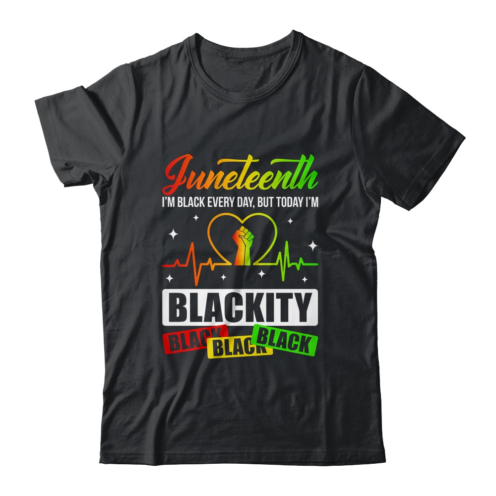 Juneteenth Black Heartbeat Black History African American Shirt & Tank Top | siriusteestore