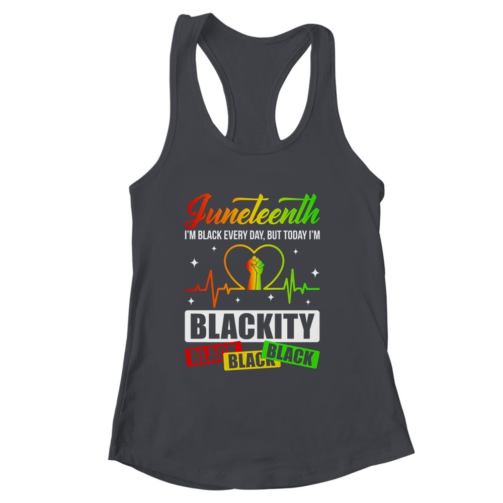 Juneteenth Black Heartbeat Black History African American Shirt & Tank Top | siriusteestore