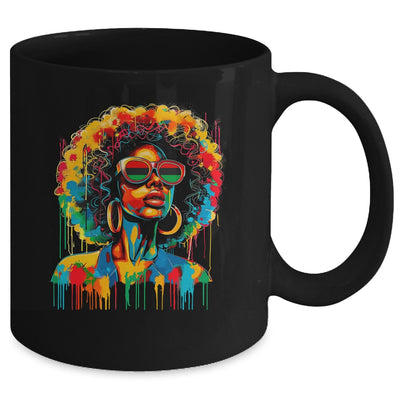 Juneteenth Black Womens Queen Afro African Melanin Dripping Mug | siriusteestore