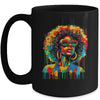 Juneteenth Black Womens Queen Afro African Melanin Dripping Mug | siriusteestore
