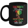 Juneteenth Breaking Every Chain Since 1865 For Women Men Mug | siriusteestore