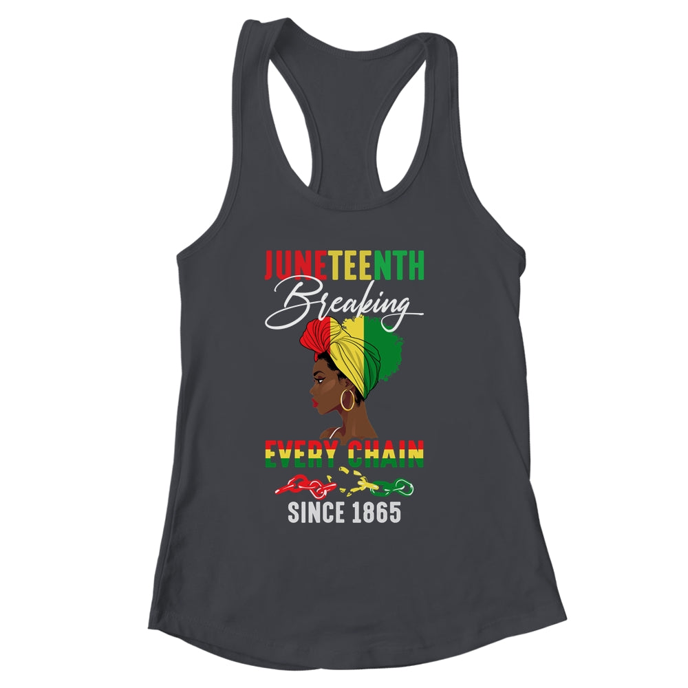 Juneteenth Breaking Every Chain Since 1865 For Women Men Shirt & Tank Top | siriusteestore