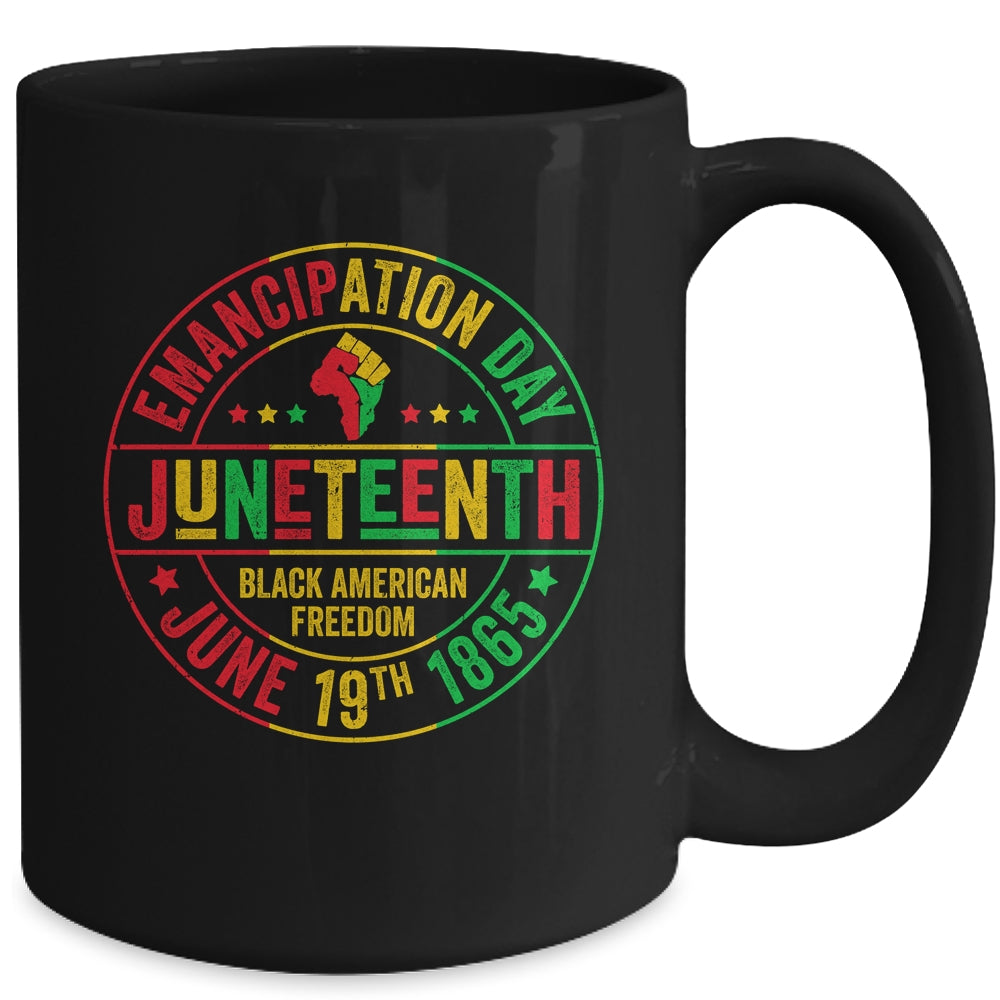 Juneteenth Celebrate Freedom 1865 African American Men Women Mug | siriusteestore