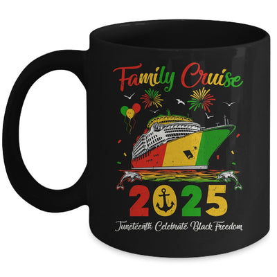 Juneteenth Family Cruise Vacation Trip 2025 Family Matching Mug | siriusteestore