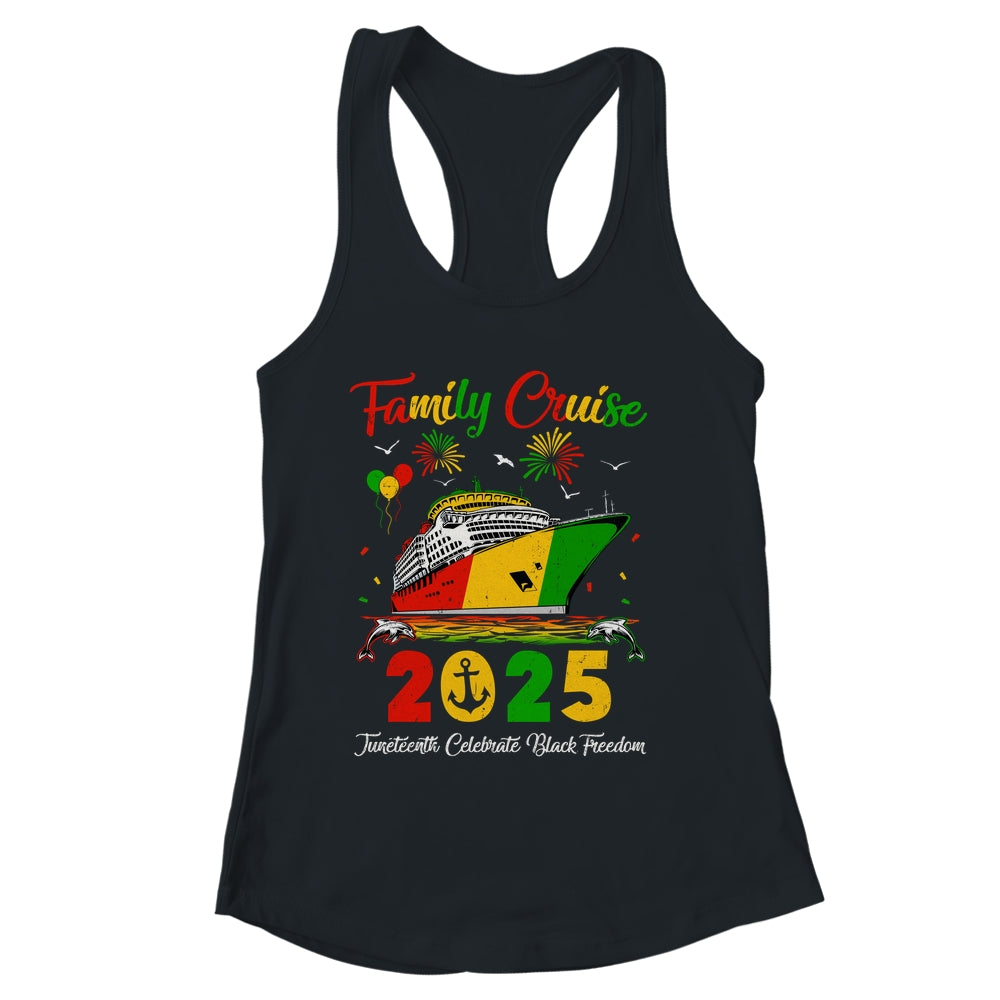 Juneteenth Family Cruise Vacation Trip 2025 Family Matching Shirt & Tank Top | siriusteestore