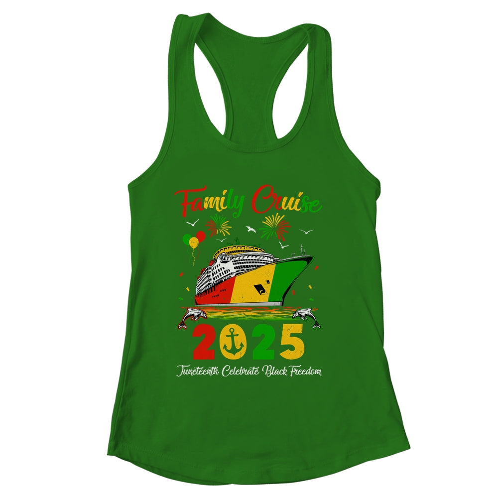 Juneteenth Family Cruise Vacation Trip 2025 Family Matching Shirt & Tank Top | siriusteestore