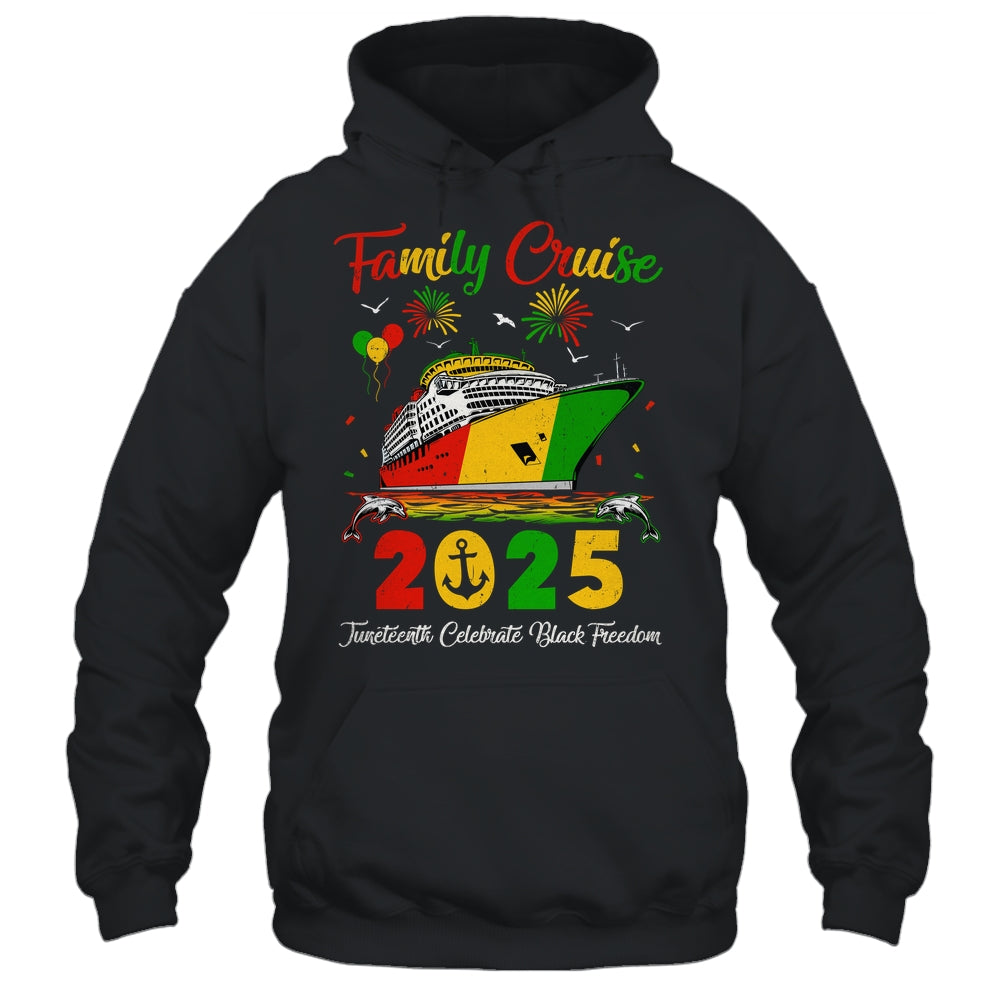 Juneteenth Family Cruise Vacation Trip 2025 Family Matching Shirt & Tank Top | siriusteestore