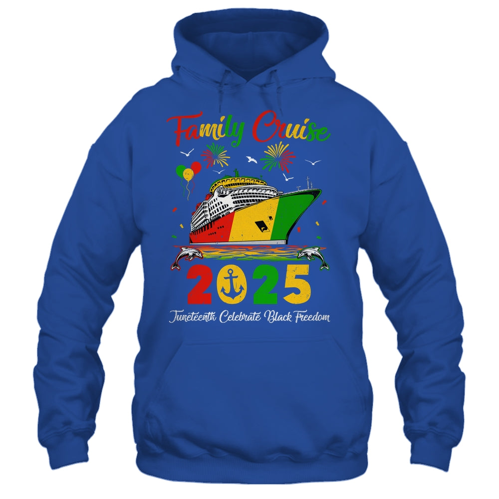 Juneteenth Family Cruise Vacation Trip 2025 Family Matching Shirt & Tank Top | siriusteestore