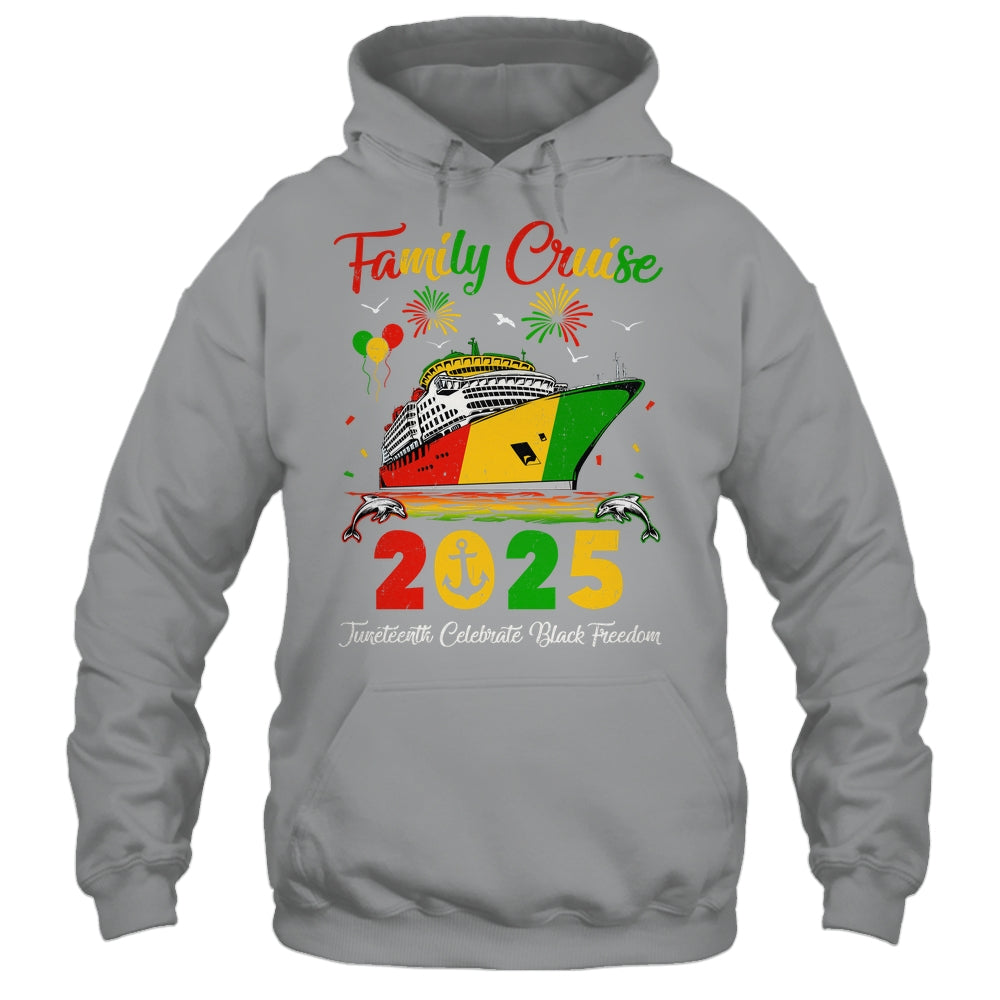 Juneteenth Family Cruise Vacation Trip 2025 Family Matching Shirt & Tank Top | siriusteestore