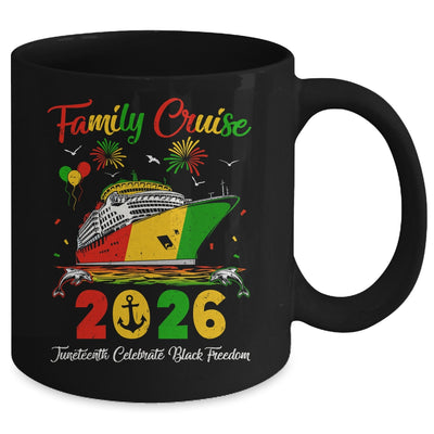 Juneteenth Family Cruise Vacation Trip 2026 Family Matching Mug | siriusteestore