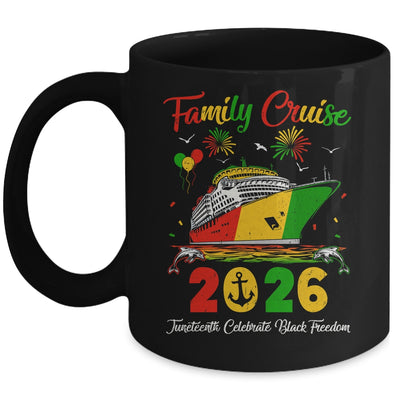 Juneteenth Family Cruise Vacation Trip 2026 Family Matching Mug | siriusteestore