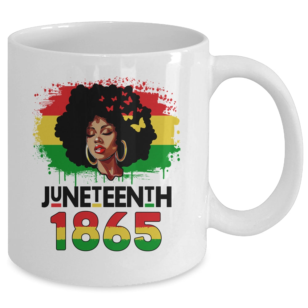 Juneteenth Freedom 1865 Black History African American Women Mug | siriusteestore