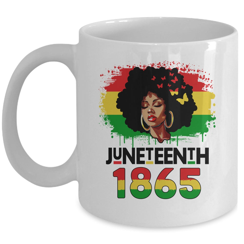 Juneteenth Freedom 1865 Black History African American Women Mug | siriusteestore