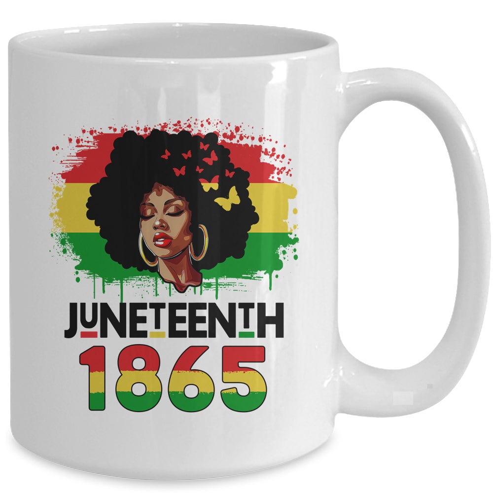 Juneteenth Freedom 1865 Black History African American Women Mug | siriusteestore
