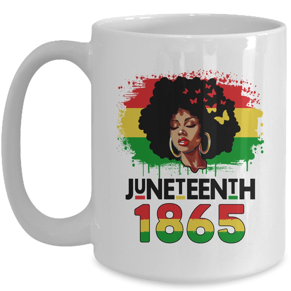 Juneteenth Freedom 1865 Black History African American Women Mug | siriusteestore