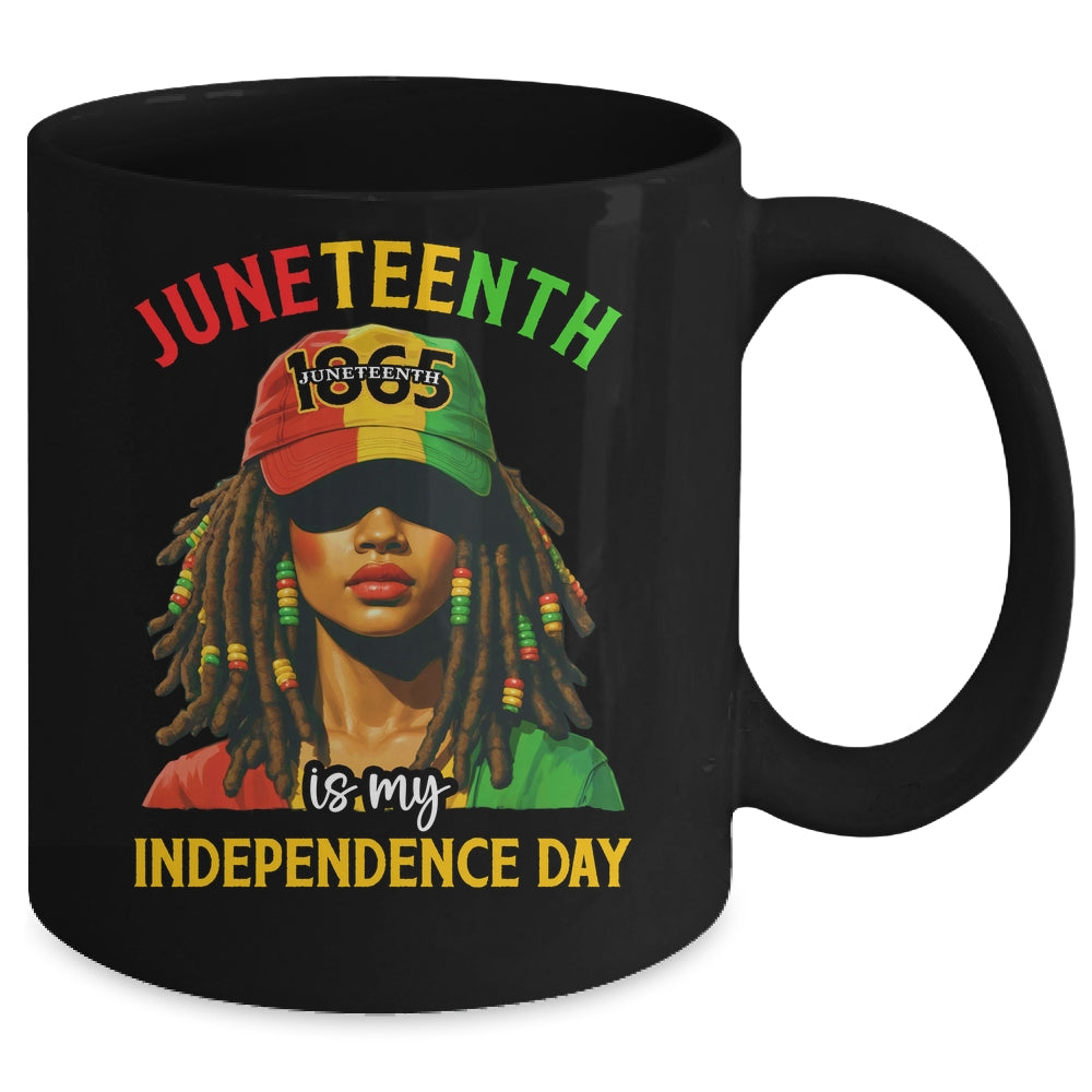 Juneteenth Is My Independence Day Black Women Freedom 1865 Mug | siriusteestore