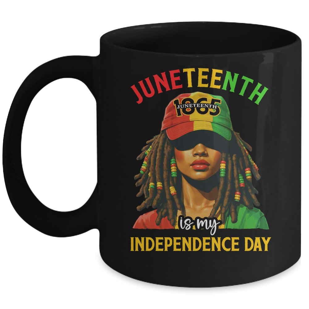 Juneteenth Is My Independence Day Black Women Freedom 1865 Mug | siriusteestore