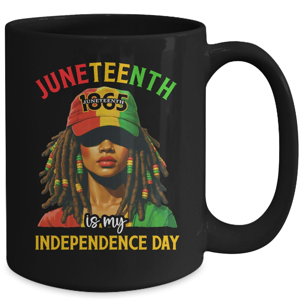 Juneteenth Is My Independence Day Black Women Freedom 1865 Mug | siriusteestore